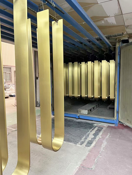 Foshan Mingxinlong Stainless Steel Co., Ltd. línea de producción del fabricante