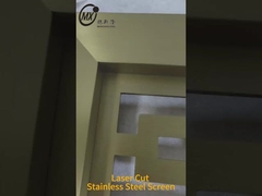 Muestras de pantalla de corte por láser de acero inoxidable