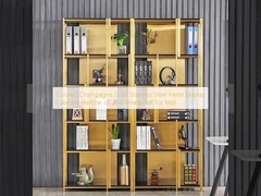 Cabinetes de exhibición de acero inoxidable de acero inoxidable Hariline JIS 304 resistente al desgaste para centro comercial