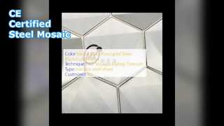Calidad de exportación de mosaico de acero inoxidable con certificación CE