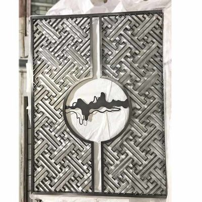 Buen precio División de acero inoxidable cepillada rayita de la pantalla del espacio privado del espejo para la presa de desvío en línea