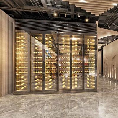 Buen precio Hotel coloreado tamaño de encargo de la barra de estante del gabinete del vino en línea