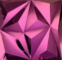 Buen precio Decoración de acero inoxidable de la pared de Violet Pink Stereo Background Brick de las tejas de mosaico de 300×300M M en línea