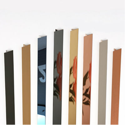 Buen precio 2000 mm de longitud de metal de pincel de acero inoxidable de azulejos de corte en forma de U Decoración del ascensor en línea