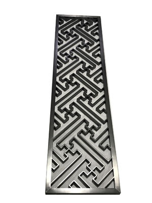 Buen precio Moderno vidrio de metal hueco de acero inoxidable divisor de sala de separación 600 mm de ancho en línea