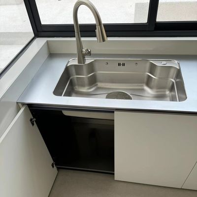 Buen precio Cuenca de trabajo de acero inoxidable personalizada Lavadero anti arañazos Cocina Placa de acero inoxidable en línea