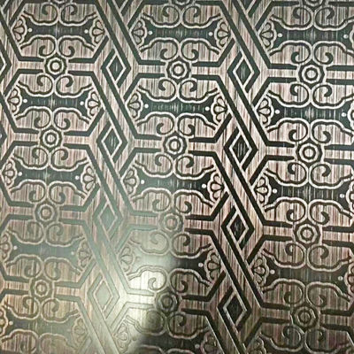 Buen precio Revestimiento de superficie en relieve Pvd 1000Mm 1219Mm 1500Mm Ancho de la hoja de acero inoxidable en línea