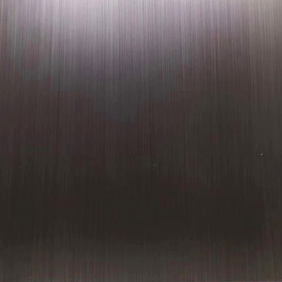 Buen precio 0.5 1.5 2.5 mm de espesor Pvd recubrimiento Antigua línea de cabello cepillado decorativo de acero inoxidable de chapa de pared ascensor en línea