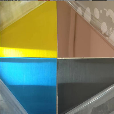 Buen precio Grado 304 201 316 430 Revestimiento de pared decorativo de chapa de acero inoxidable para diseño interior en línea