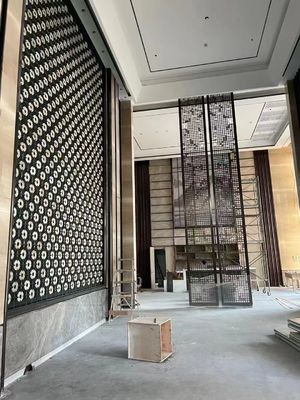 Buen precio Panel de pared 3D de acero inoxidable con diseño contemporáneo grabado con láser en línea