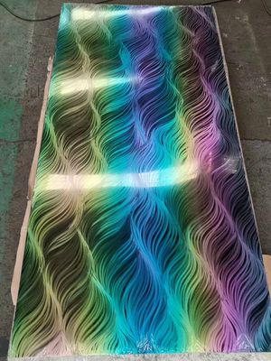 Buen precio Colorful Gradient Stainless Steel Plate - Modern Art Decoration And Personalized Design en línea