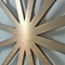 Rayita de acero inoxidable H3m Rose Gold Room Divider de la división de la pantalla del metal SUS304