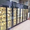 Gabinetes de acero inoxidables de bronce del vino del ODM 24 refrigeradores AC240V del vino de la pulgada