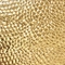 El color oro grabó en relieve el modelo inoxidable del panal de la hoja de acero