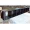 Vitrina de acero inoxidable AISI ISO9001 de los gabinetes de exhibición del metal del negro del ODM