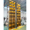 Pared de acero inoxidable de cobre amarillo de los gabinetes de exhibición del Zr SUS316 con la luz del LED