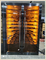 PVD que platea el refrigerador de acero inoxidable de temperatura controlada de la exhibición del vino de la puerta de Rose Gold Brass 2 del gabinete del vino de los SS