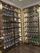 201 gabinetes de acero inoxidables del vino exhiben el estante con la luz de lujo de temperatura controlada