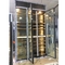 Modernos de acero inoxidable Minimalista Salón de estar Display Cabinet Casa Puerta de vidrio Gabinete de vino