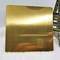 Final cepillado inoxidable de la tela cruzada de la hoja de acero de la huella dactilar PVD del oro anti del espejo