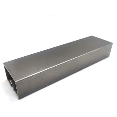 Buen precio Gota azul antigua de bronce de Rose Red Copper Black Sand que arruina perfil cuadrado de acero inoxidable del ajuste del canal de la forma de 1.2m m en línea