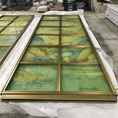 Buen precio HL de la división el 120*300cm de la rayita de los paneles ornamentales de cristal de acero inoxidables de la chapa en línea