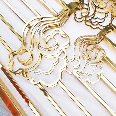 Buen precio tabique duplicado división de acero inoxidable de la pantalla de 500*3000m m AISI 316 interior en línea