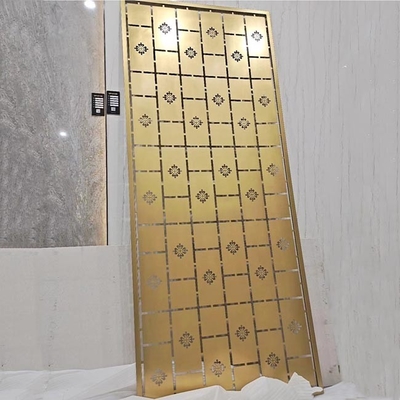 El laser de acero inoxidable del Zr-latón de la división de la pantalla de ASTM 316 decorativos cortó el divisor