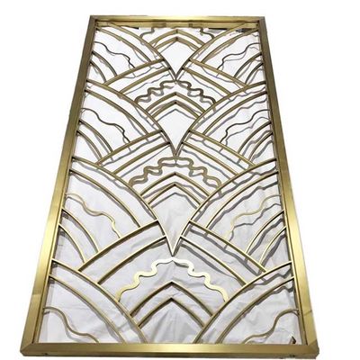 Buen precio La pantalla decorativa de acero inoxidable JIS304 artesona el laser Wearproof cortó la rayita hueco en línea