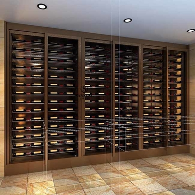 Gabinete de vino Bar Muebles de sala de estar Soporte de exhibición de vino Refrigerador Vitrina de exhibición