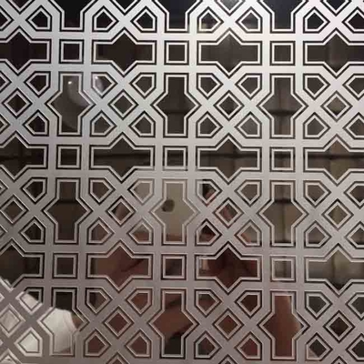 Hoja de acero inoxidable grabada al agua fuerte del color del espejo 8K para la puerta del elevador