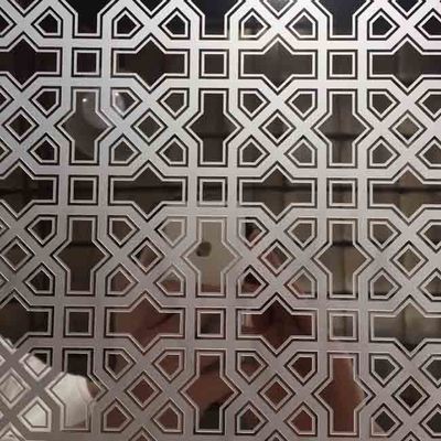 Buen precio Hoja de acero inoxidable grabada al agua fuerte del color del espejo 8K para la puerta del elevador en línea