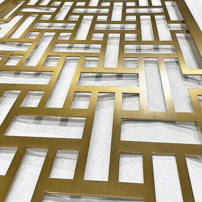 Buen precio La antigüedad negra Rose Gold Hairline NO4 cepilló el sitio de acero inoxidable de la división de la pantalla del espacio privado de bronce del vintage dividido en línea