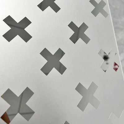 Buen precio Pequeña hoja de acero inoxidable que graba al agua fuerte parcial de encargo del espejo 8K de la muestra en línea