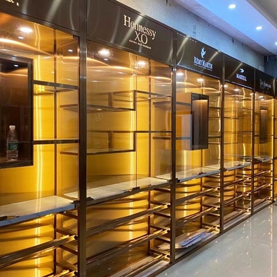 muebles de madera del gabinete del vino del grueso de 0.8m m para la sala de estar
