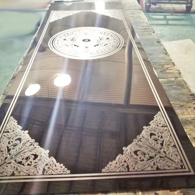 Buen precio el color del espejo 4x8 201 304 316l PVD grabó al agua fuerte la hoja de acero inoxidable para la aduana de la puerta del elevador en línea