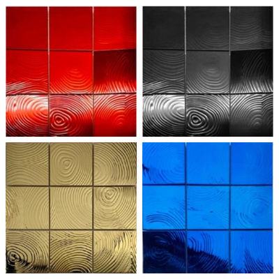 Buen precio Teja de mosaico del cuadrado del metal para Backsplash para la decoración casera en línea