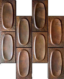 Buen precio Pequeño cuadrado de plata espejo mosaico de acero inoxidable azulejo para la decoración de paredes en línea