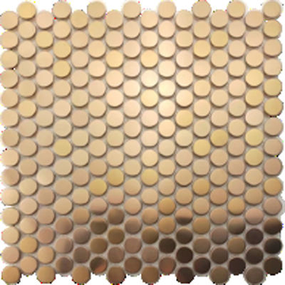 Buen precio Tejas de mosaico de acero inoxidables durables de la cáscara y del palillo 316 para la decoración de la pared en línea
