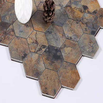 Tejas de mosaico de acero inoxidable de tamaño personalizado para diseño interior de restaurantes