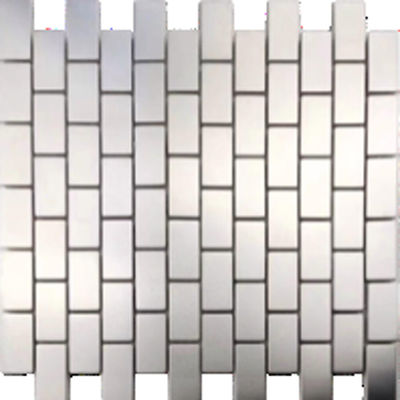 Buen precio Mosaico cuadrado del metal para Backsplash del cuarto de baño Backsplash en línea