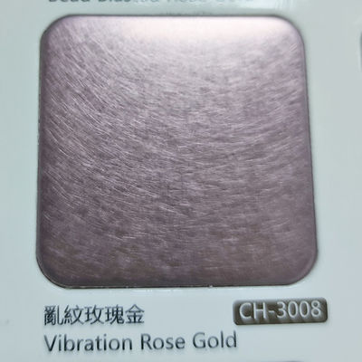 Buen precio Vibración de acabado de color de la hoja de acero inoxidable PVD titanio en línea