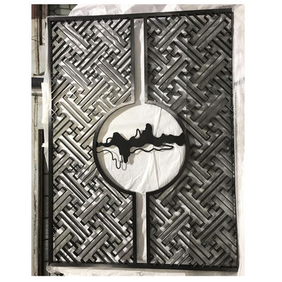 Buen precio Pared de pantalla de acero inoxidable de color negro para decoración interior en línea