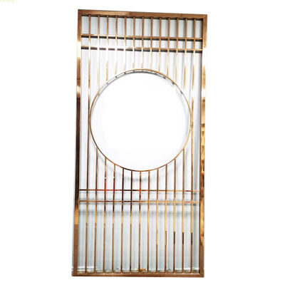 Buen precio Divisores de habitación de pantalla de acero inoxidable de metal personalizado para decoración en línea