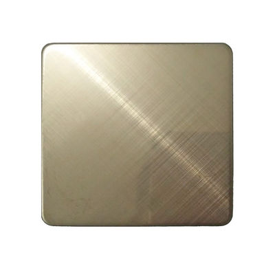 Buen precio Cruce de champán oro de acero inoxidable en línea