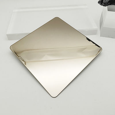 Buen precio Diseño personalizado de chapa de acero inoxidable con láser cromado círculo de fabricación 202 en línea