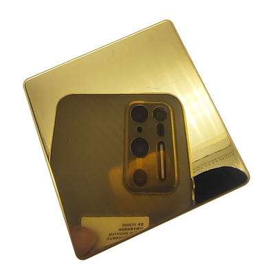 Plata de acero inoxidable de color dorado precio espejo Inox acabado Plata de acero inoxidable de oro 304