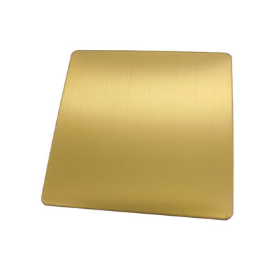 Buen precio Ss Oro Color Placa de acero inoxidable Precio línea de cabello Inox Terminado Japón Oro 304 en línea