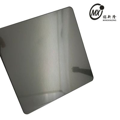 Buen precio Precio de fábrica Decoración de vibración negra Placa de acero inoxidable espesor de 0,3 a 3 mm en línea