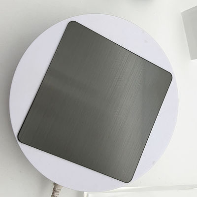 Buen precio 304 Lámina de acero inoxidable de color negro con línea de pelo cepillada NO.4 Lámina de acero inoxidable terminada PVD revestimiento para marco en línea